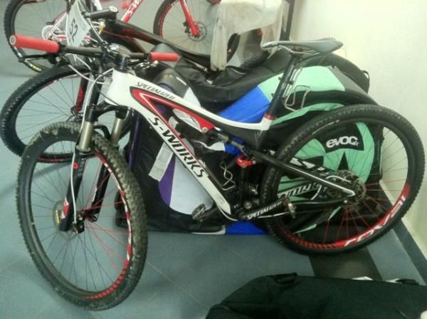 Burry Stander's stage 1 - winning bike.