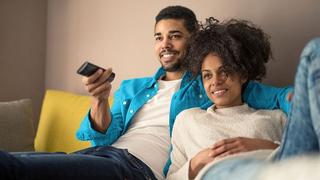 couple watching TV