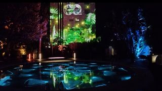 Christie projection and displays illuminate GQ Night of the Year in Portugal.