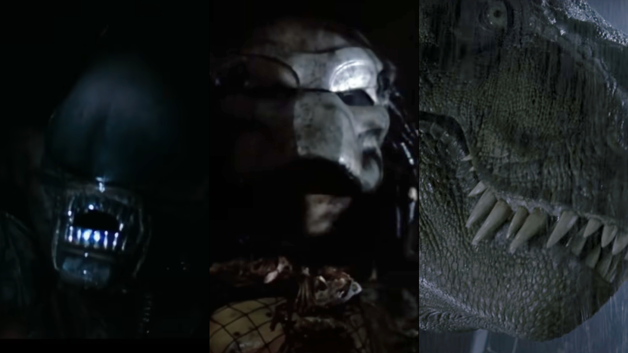 The Xenomorph in Alien, the Predator in Predator, and the T-Rex in Jurassic Park