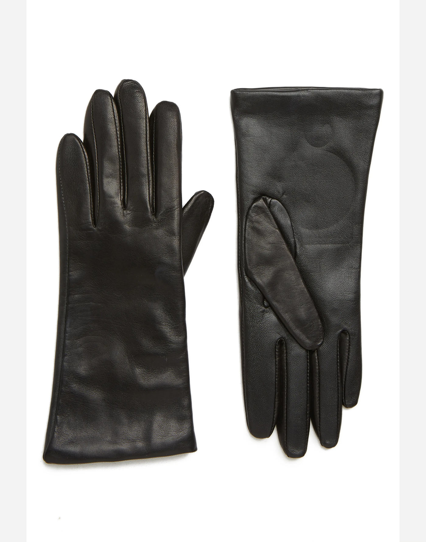 Cashmere Lined Leather Touchscreen Gloves