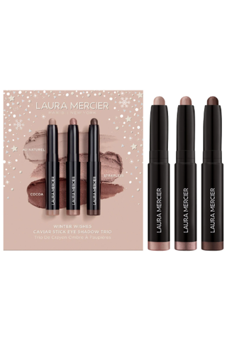 Laura Mercier Winter Wishes Mini Caviar Stick Eye Shadow Trio