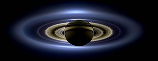 Cassini Mosaic of Saturn Enhanced