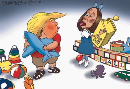 Political Cartoon U.S. Nancy Pelosi Trump State of the Union