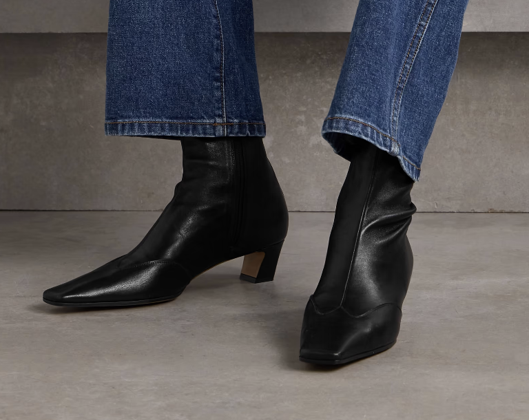 Nevada leather ankle boots