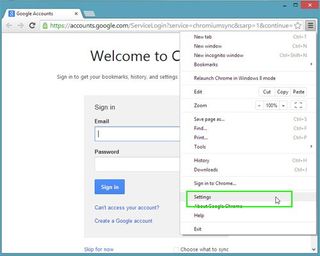 how to set google chrome as default on startup page