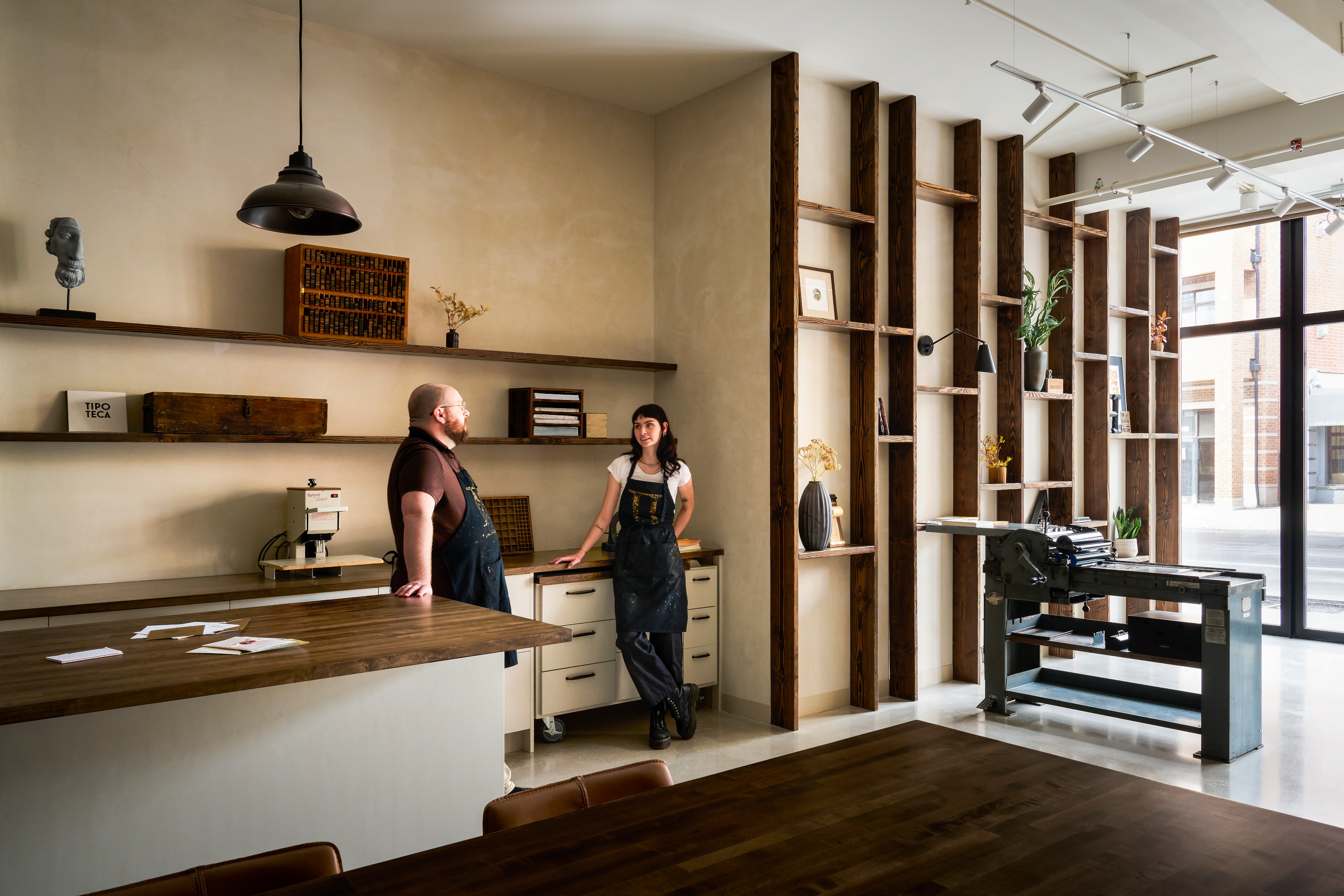 Double Trip Press, Chicago, by lieu architectural studio