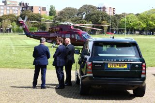 Princess Anne, royal helicopter
