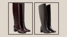 River Island high street lookalike for Gianvito Rossi’s Santiago leather knee high boots