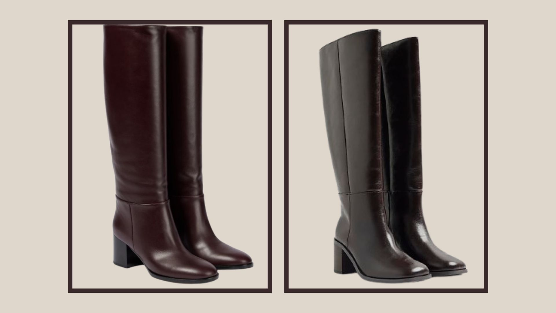 River Island high street lookalike for Gianvito Rossi’s Santiago leather knee high boots