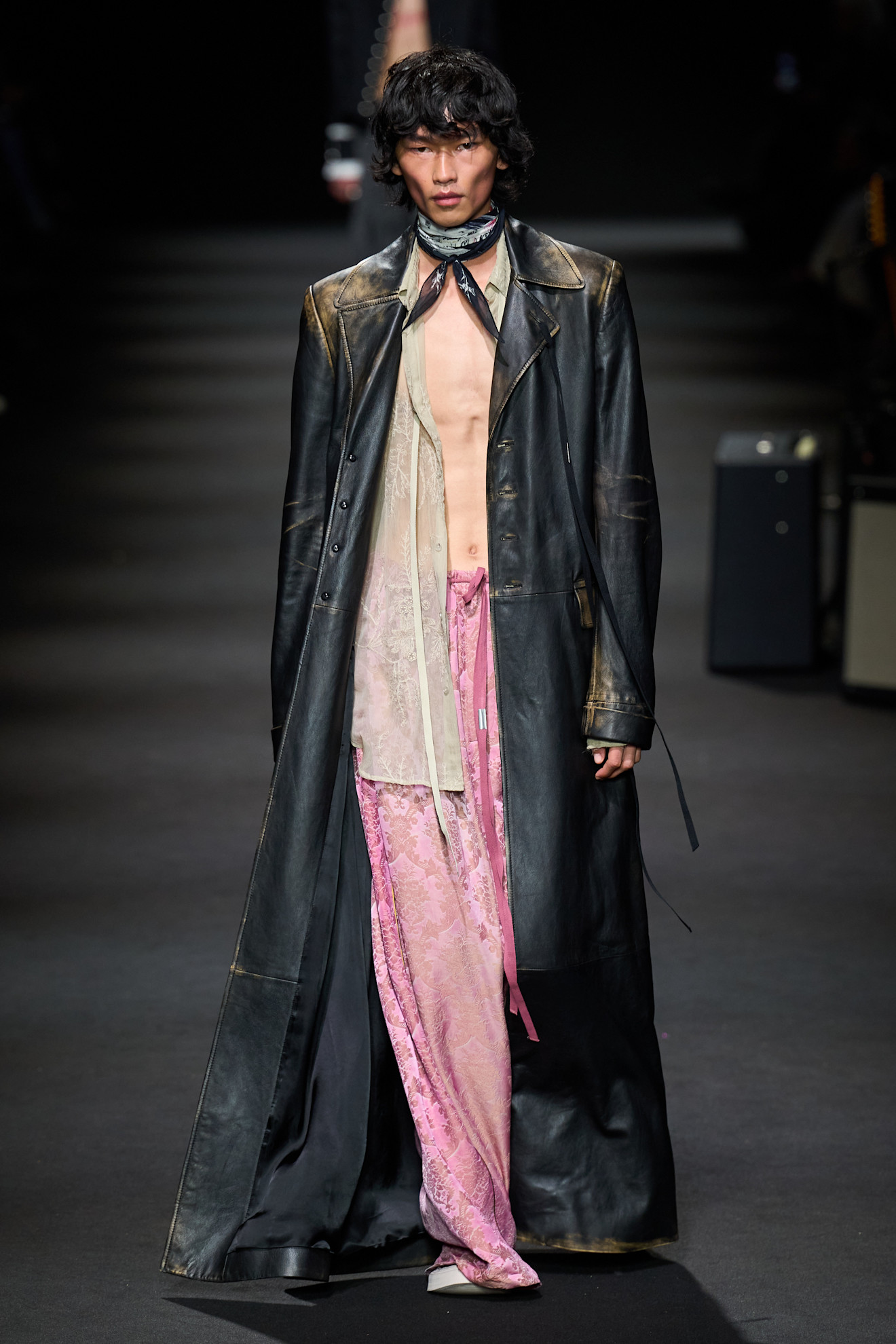 A model wore Rihanna&#039;s coat on the Ann Demeulemeester Spring 2026 runway