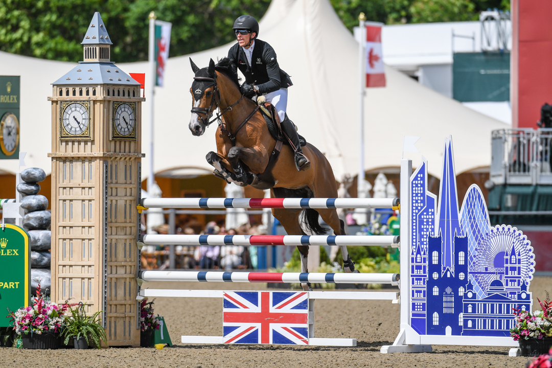 Henrik von Eckermann winning on Iliana at Royal Windsor Horse Show