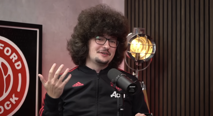 Social media figure Frank Ilett, known as The United Strand, appears on YouTube fan channel Stretford Paddock