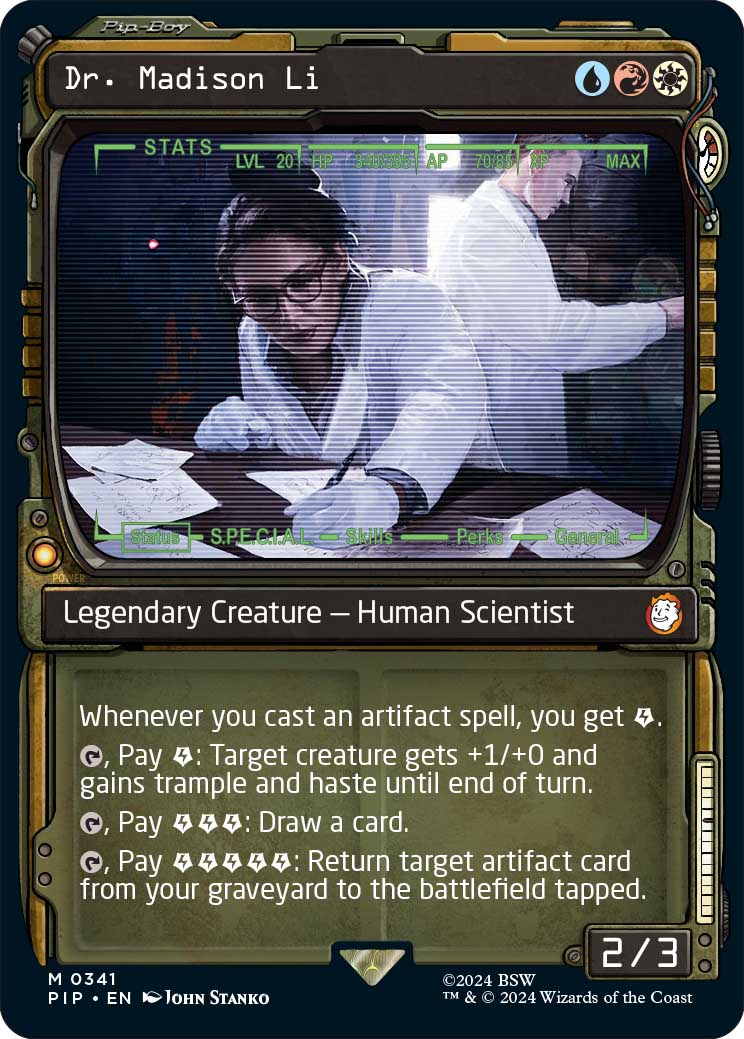 Magic: The Gathering Fallout crossover card preview