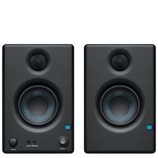 A pair of PreSonus Eris E3.5 studio monitors