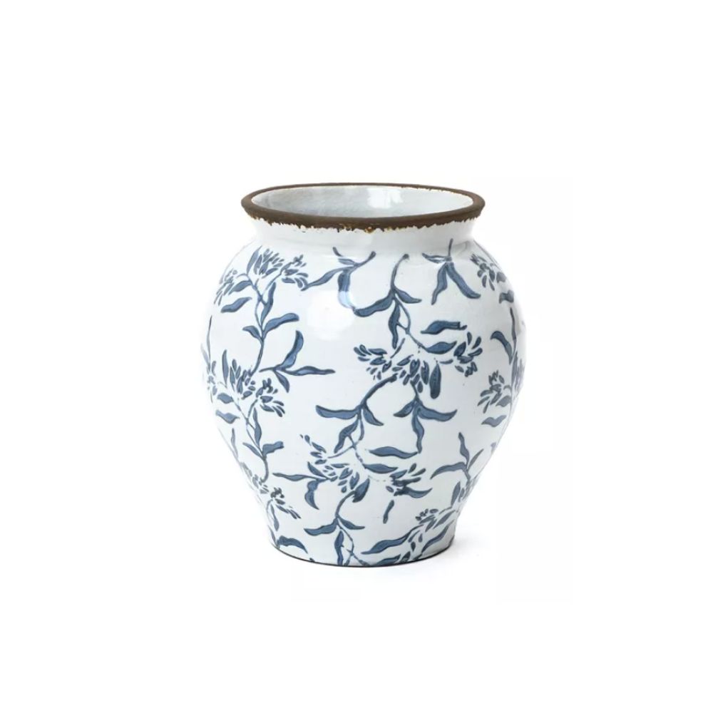 Blue and white vase
