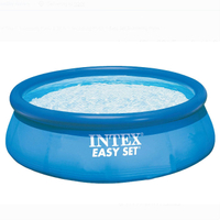 Intex 12' x 30" Easy Set Inflatable Above Ground Swimming Pool Pump &amp; Filter: $84.99