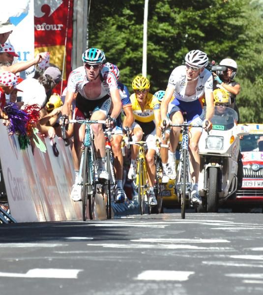 Robert Gesink (Rabobank) finished with the group of favourites