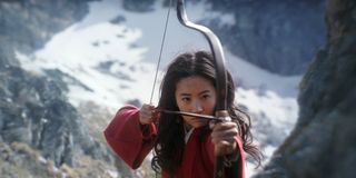 Mulan setting her aim