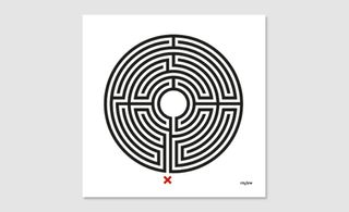 Labyrinth artwork at King's Cross station