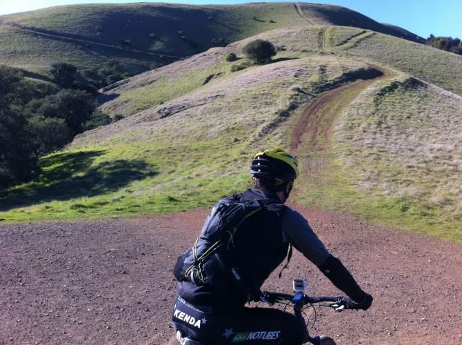 There are big climbs everywhere