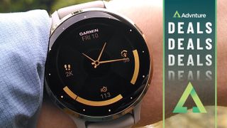 Garmin Venu 3 watch on woman's wrist