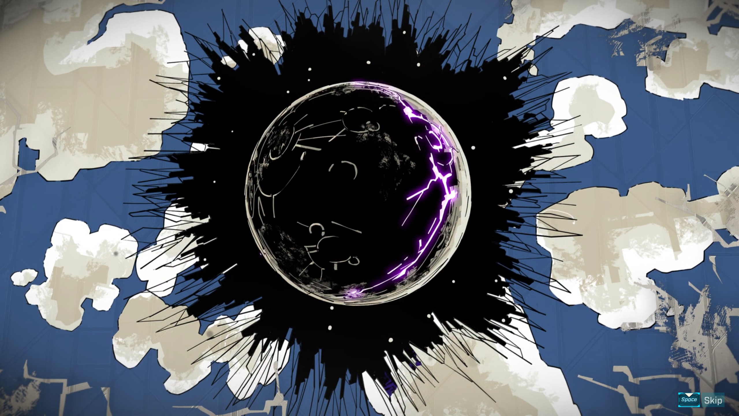 Borderlands 4 screenshot of Elpis entering orbit.