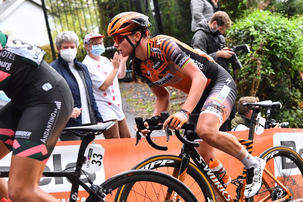 Chantal Van den Broek-Blaak on the Mur de Huy