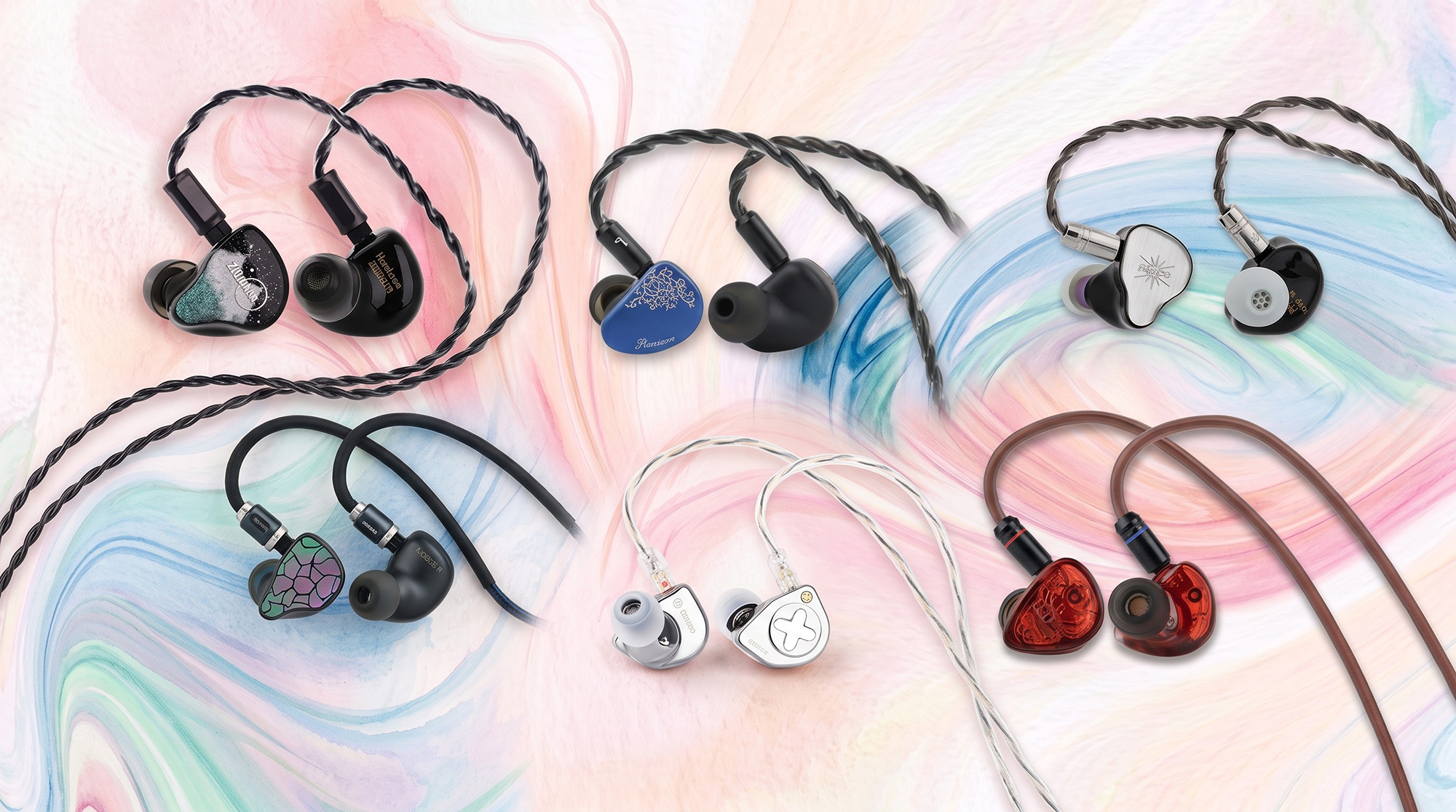 A selection of IEMs from Linsoul. 