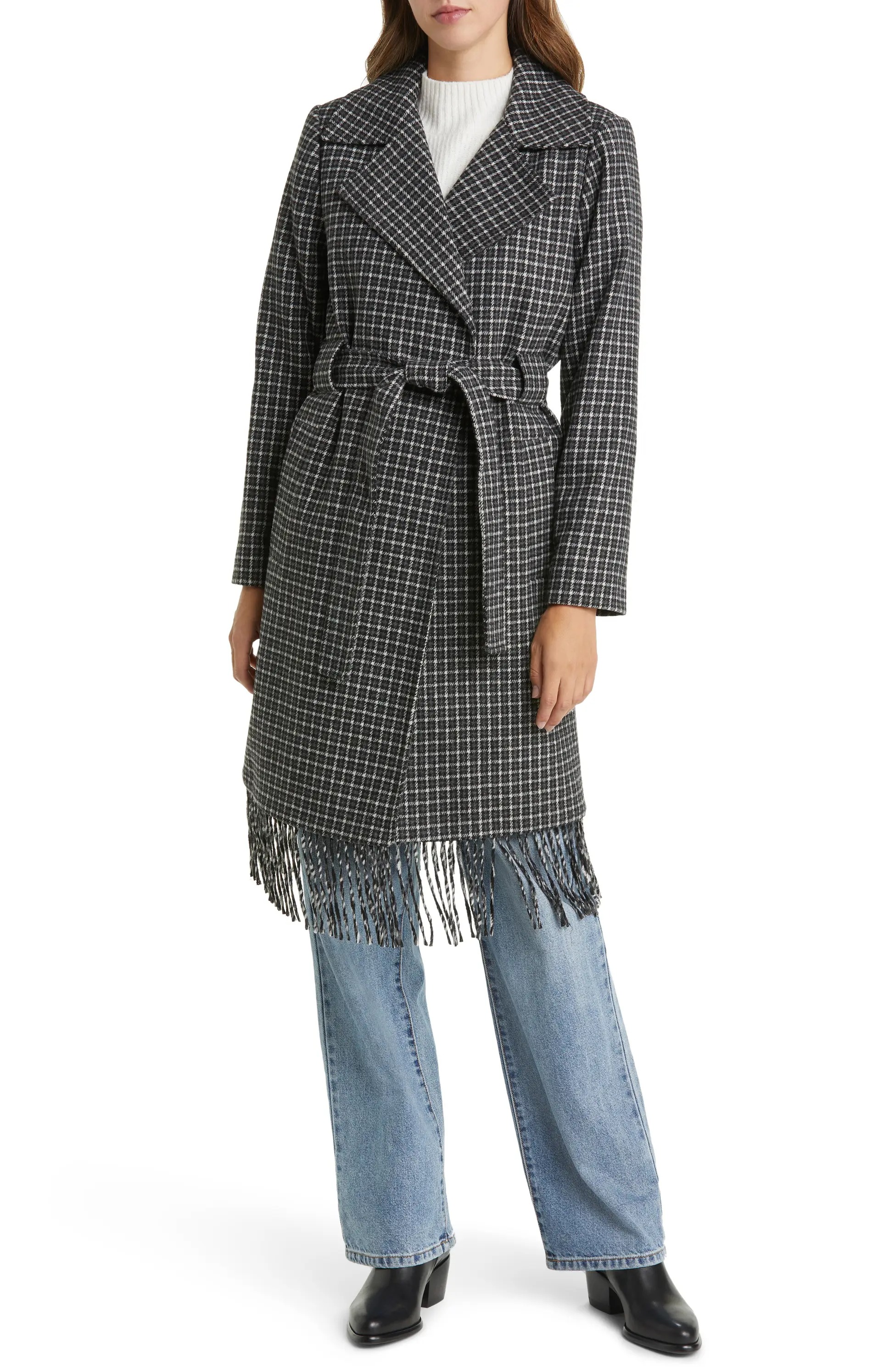Sam Edelman, Fringe Wrap Coat