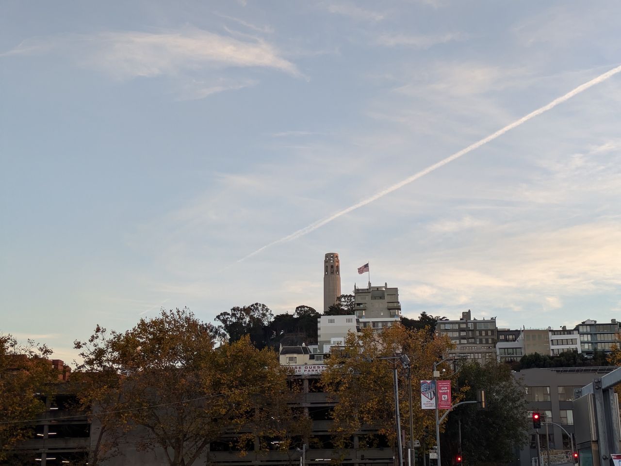 Coit Tower shot at 2x zoom on a Pixel 8a