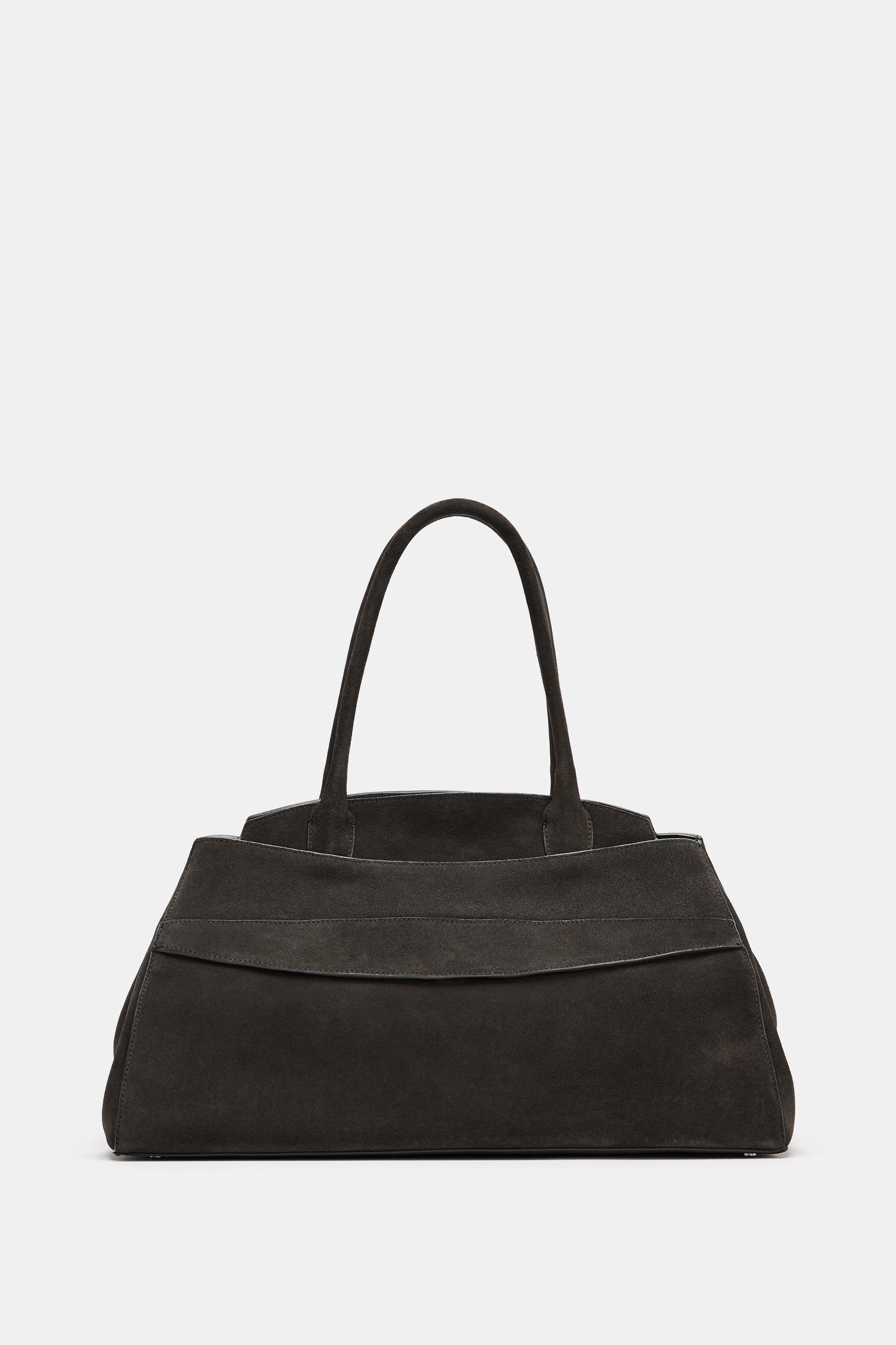 Split Suede Leather Shoulder Bag