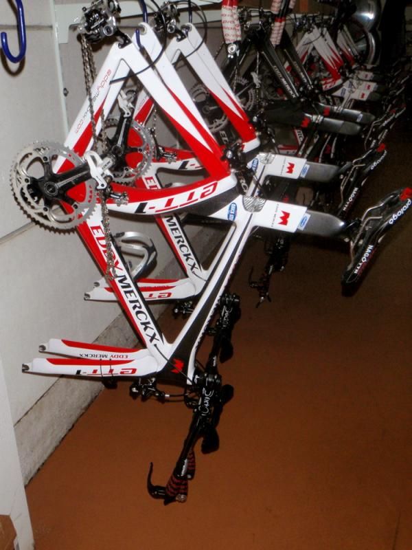 Jerome Pineau's time trial bike.