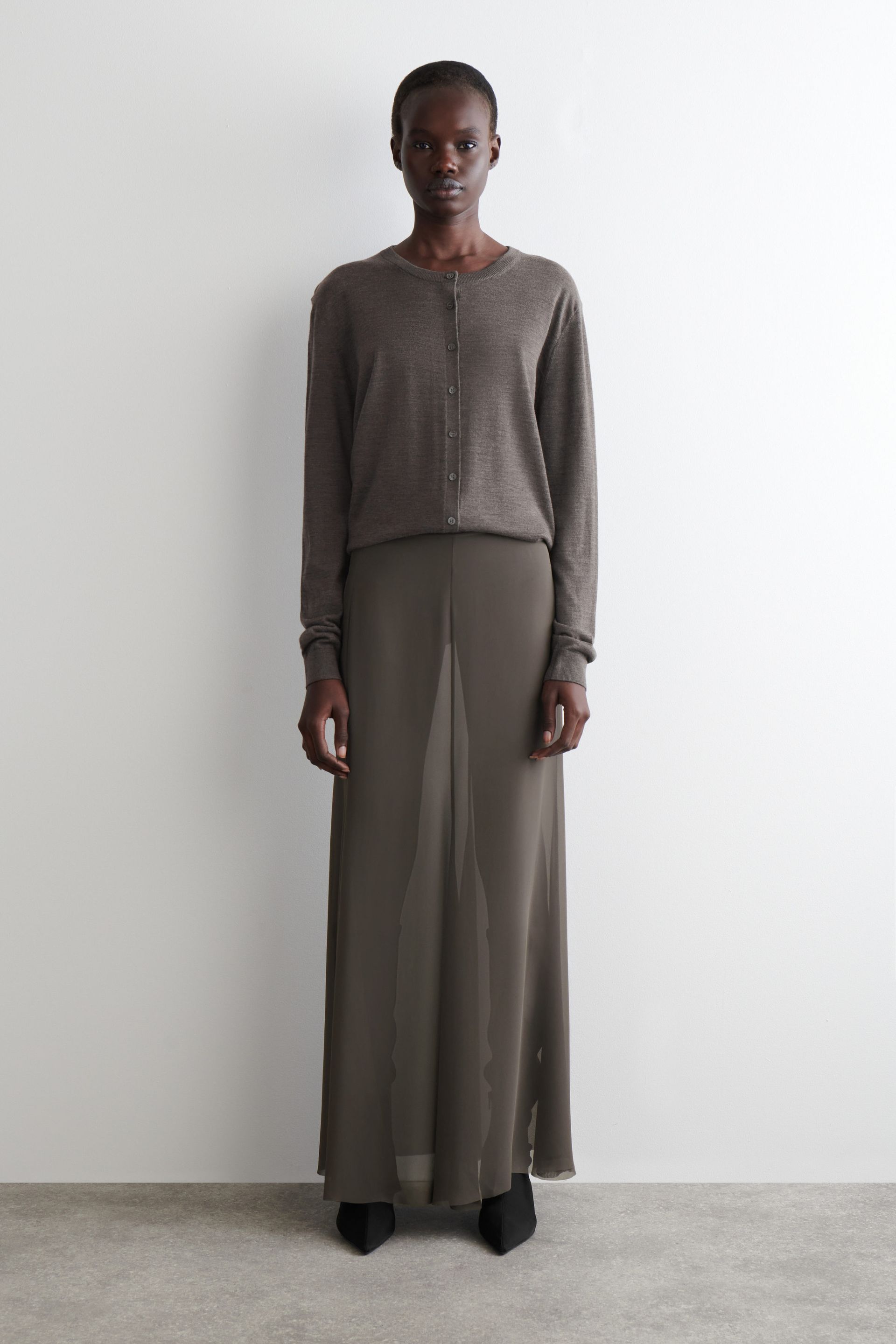 Sheer Maxi Skirt