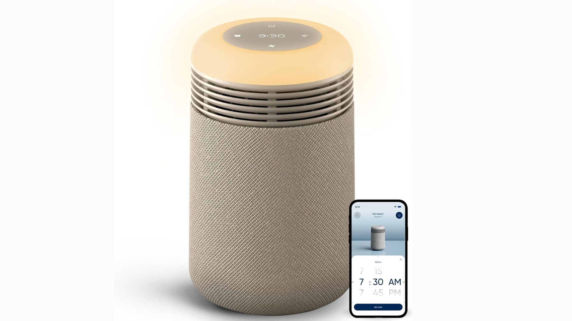Blueair Mini Restful Sunrise Clock Air Purifier