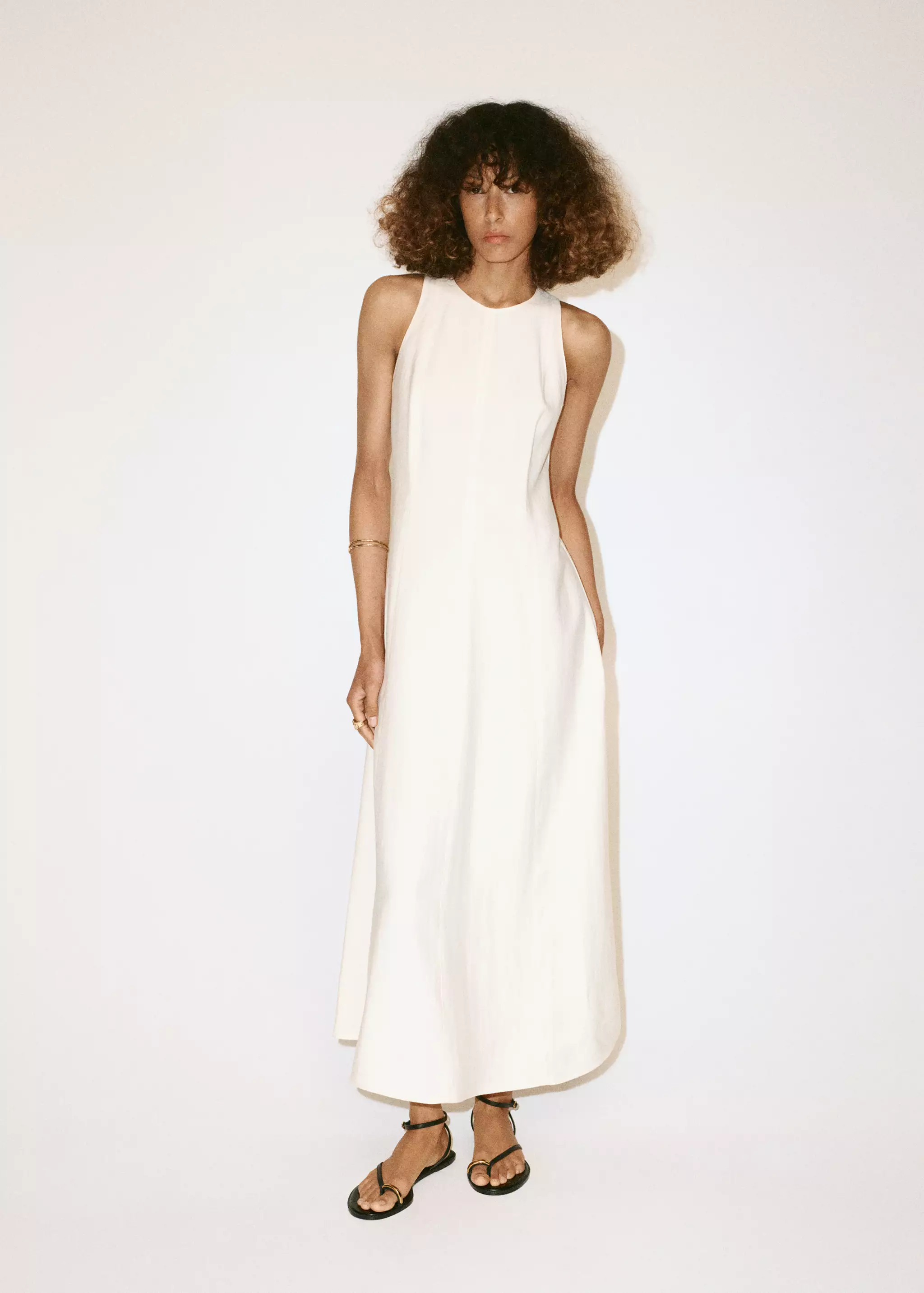 A-Line Dress With Seam Detail - Women | Mango United Kingdom