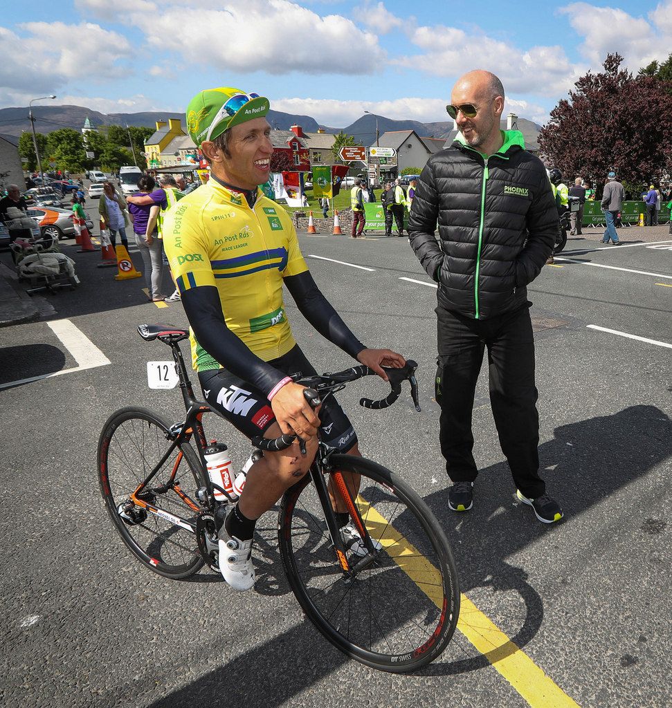 Race leader Clemens Fankhauser (Tirol Cycling Team)