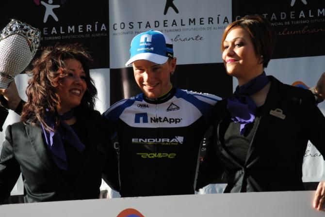 Sam Bennett (NetApp) on the podium.