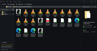 NordLocker cloud storage displaying the TechRadar test folder ready for action