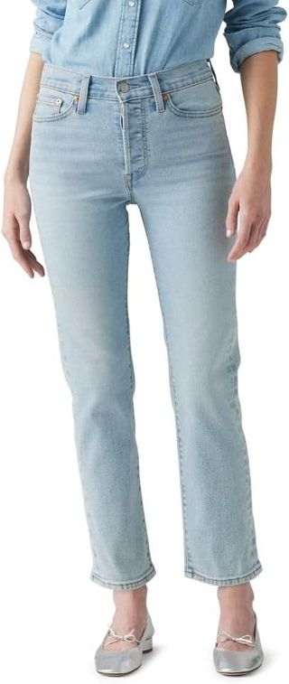 Levi's, Levi's Women's Wedgie Straight Jeans, the Bells and Whistles, 32