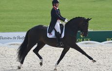 Fiona BIGWOOD (GBR) riding Atterupgaards Orthilia during the Grand Prix Team Competition at the FEI European Championships in Aachen, Germany on 12 August 2015