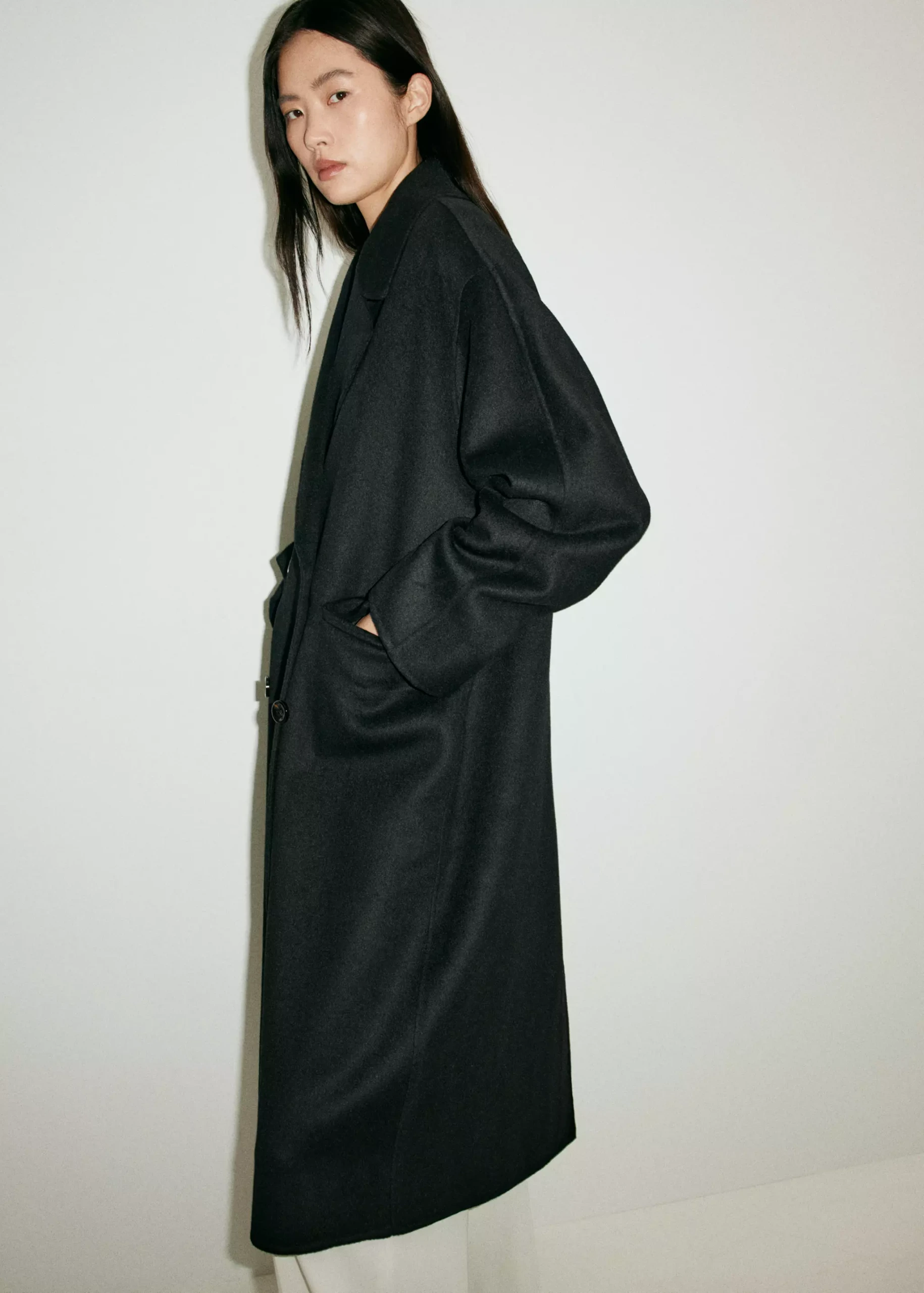 Handmade Oversized Wool Coat - Women | Mango Usa