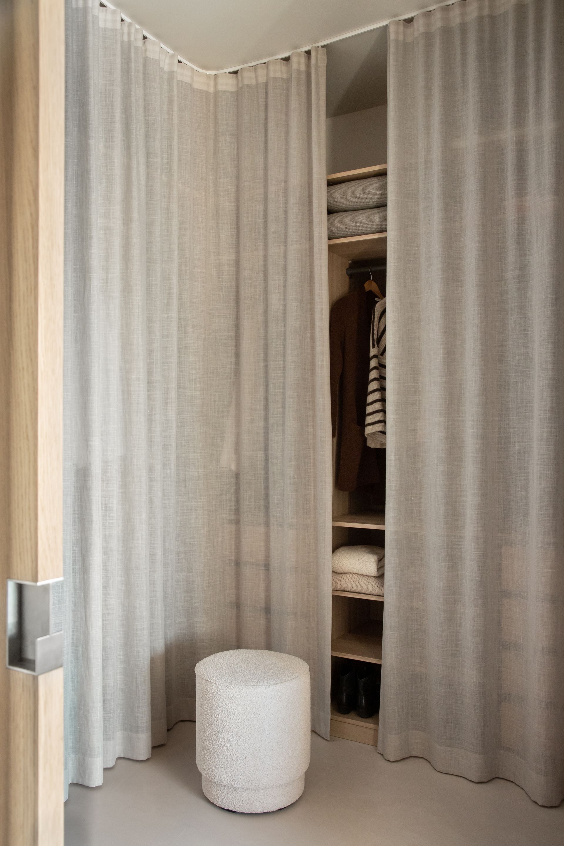Curtain Closet Ideas — 8 Reasons to Ditch Your Doors | Livingetc