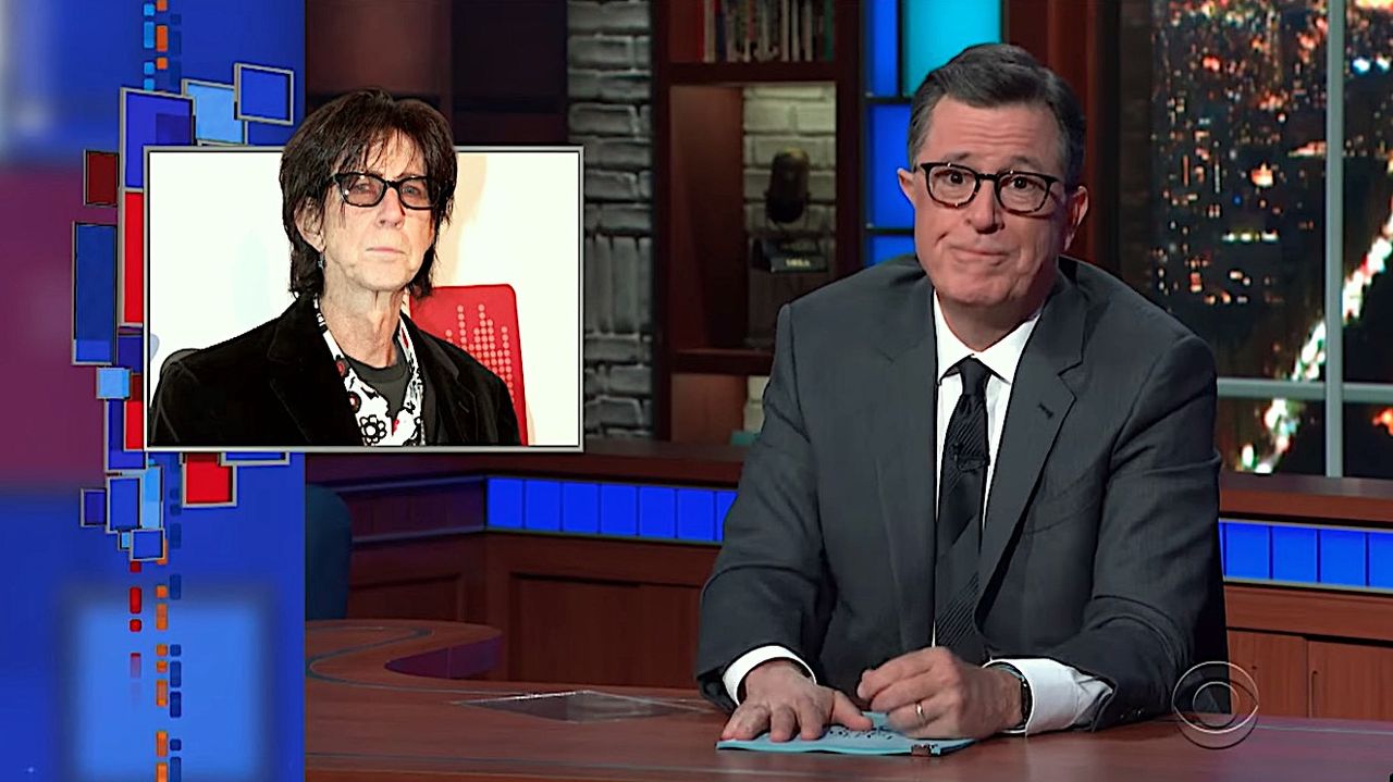 Stephen Colbert remembers Ric Ocasek