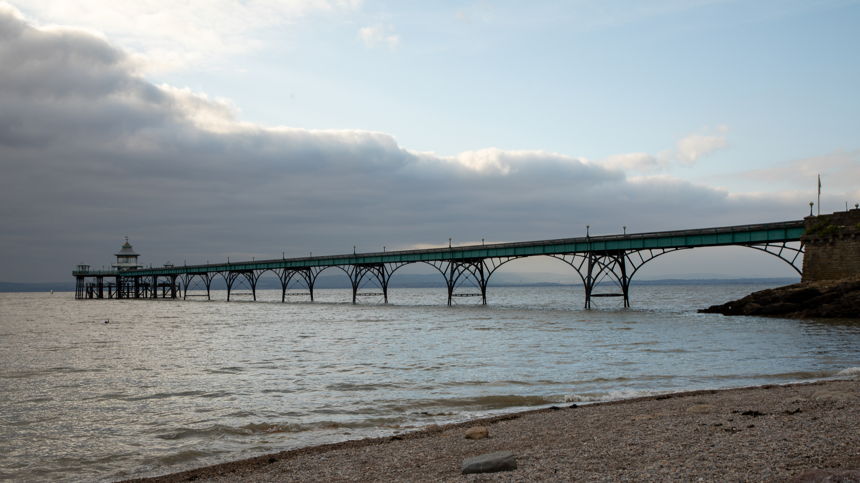 Clevedon Pier at sunset