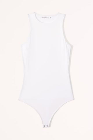 Abercrombie Soft Matte Seamless High-Neck Bodysuit 