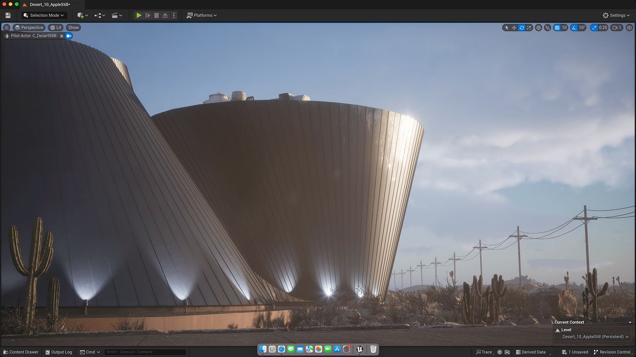 Unreal Engine 5.2 on Apple Silicon