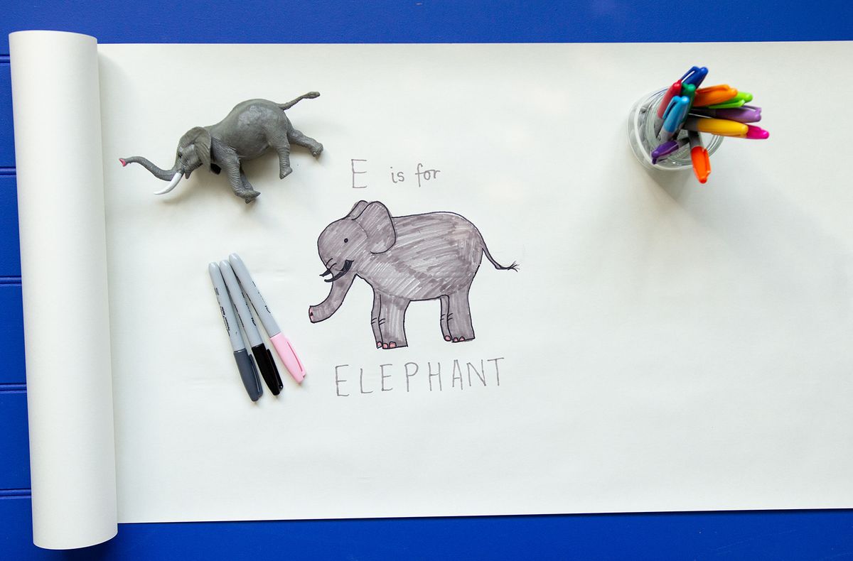 Elephant Kid Drawing  Drawing Skill