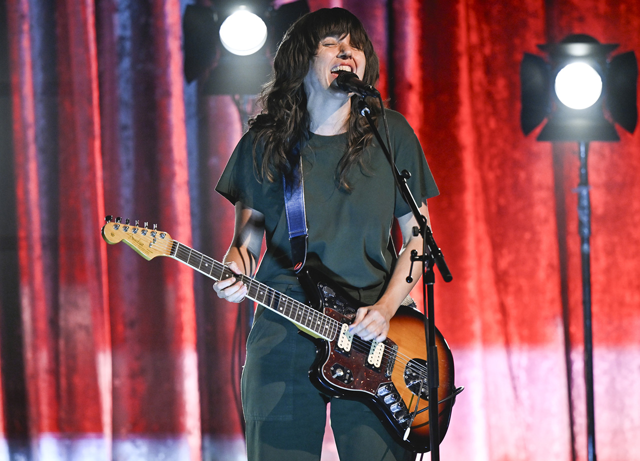 Courtney Barnett performs on The Tonight Show in New York City on October 22, 2025