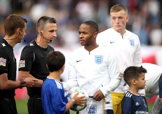 Raheem Sterling captained England